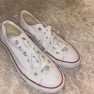 white converse size 8.5 women’s